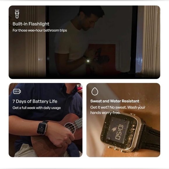 Shock Clock MAX - Smart Watch w/ Electric Zap, Sleep & Heart Rate Tracking - Picture 7 of 9